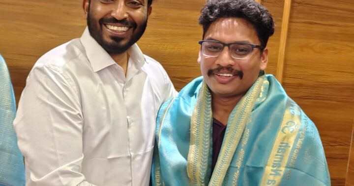 సామాజిక సేవలో ఆదర్శంగా నిలుస్తున్న శ్రీను కి ఘన సన్మానం!