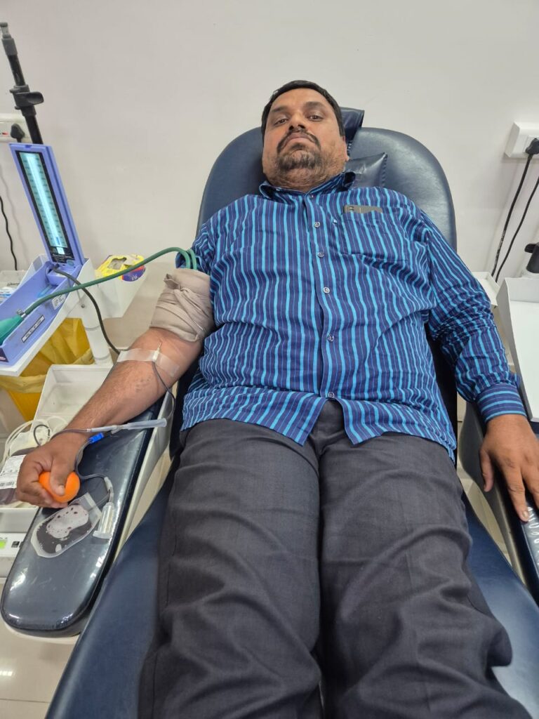 ఊపిరితిత్తుల మార్పిడి కోసం సకాలంలో ఓ నెగిటివ్ రక్తం అందజేత..