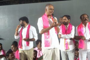 మోసపూరిత మాటలతో గద్దెనెక్కిన కాంగ్రెస్ సర్కార్ : మాజీ మంత్రి హరీష్ రావు