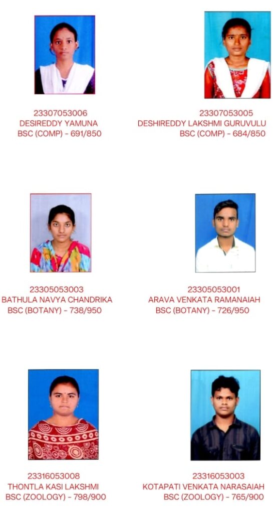 5వ సెమిస్టర్ పరీక్షా ఫలితాలలో శ్రీ గౌతమీ విద్యార్థుల ప్రభంజనం