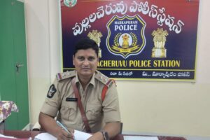 పుల్లలచెరువు నూతన ఎస్సైగా బాధ్యతలు స్వీకరించిన ఎస్. సాంబశివరావు..   